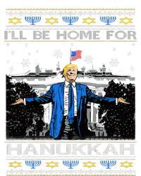 ILl Be Home For Hanukkah Trump Christmas Ugly Baby Bodysuit