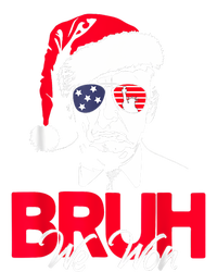 Bruh We Won Funny Christmas Santa Hat Trump 47 Usa President Sweatshirt