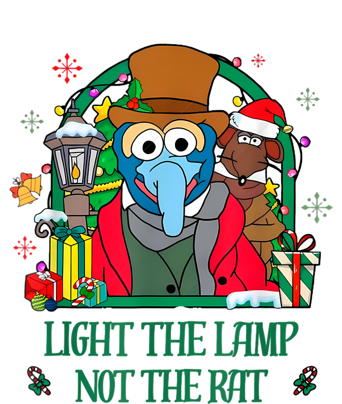 Light The Lamp Not The Rat Funny Christmas T-Shirt