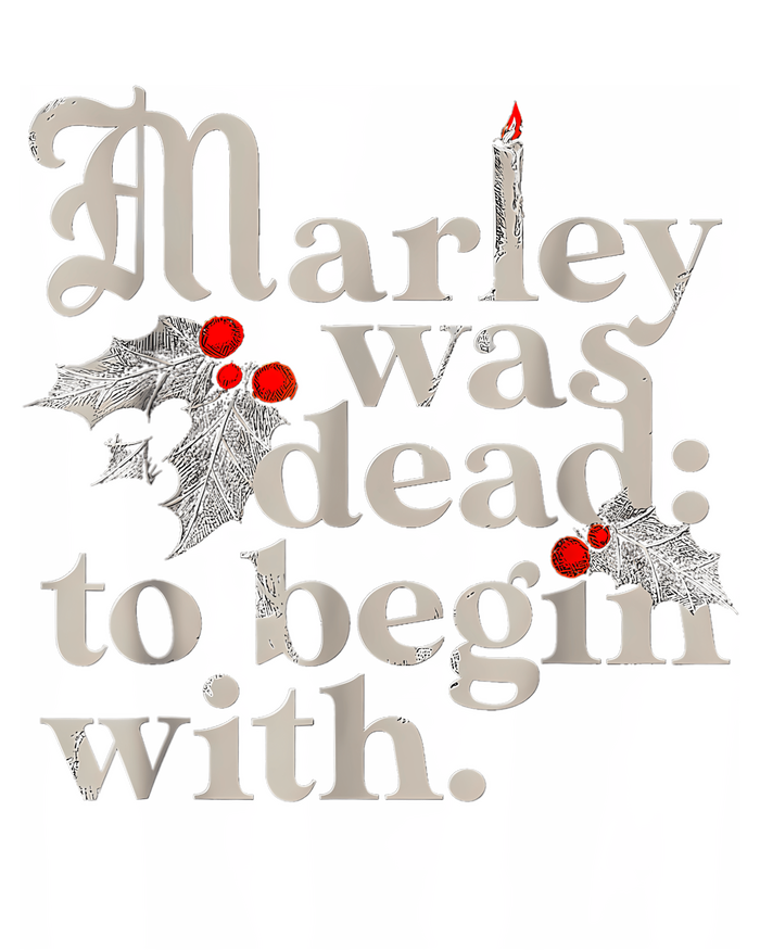 Marley Was Dead To Begin With Funny Novelty Platinum Collection Golf Towel