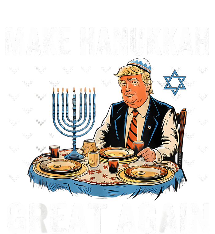 Make Hanukkah Great Again Trump Jewish Ugly Chanukah T-Shirt