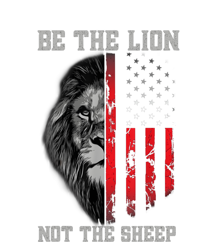 Be The Lion American Flag Vintage T-Shirt