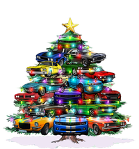 Funny Christmas Muscle Car Christmas Tree Tall Long Sleeve T-Shirt