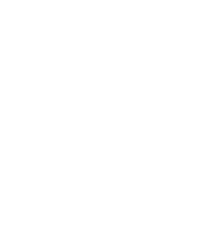 Funny Golf Coach Gift ThatS Why! Gift Valucap Bio-Washed Visor