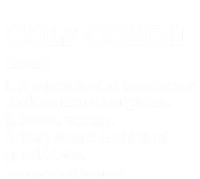 Golf Coach Job Definition Personalized Funny Golf Coach Gift T-Shirt