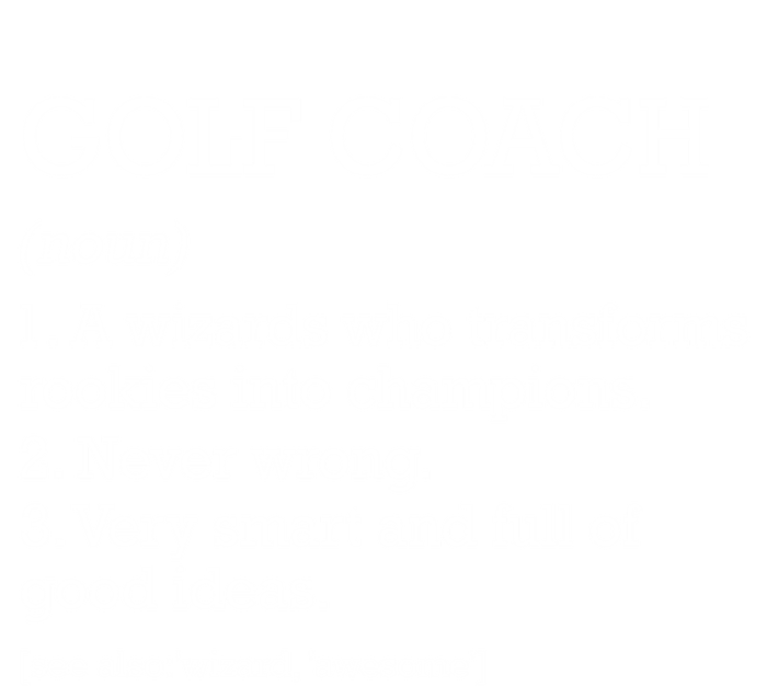 Golf Coach Job Definition Personalized Funny Golf Coach Gift T-Shirt