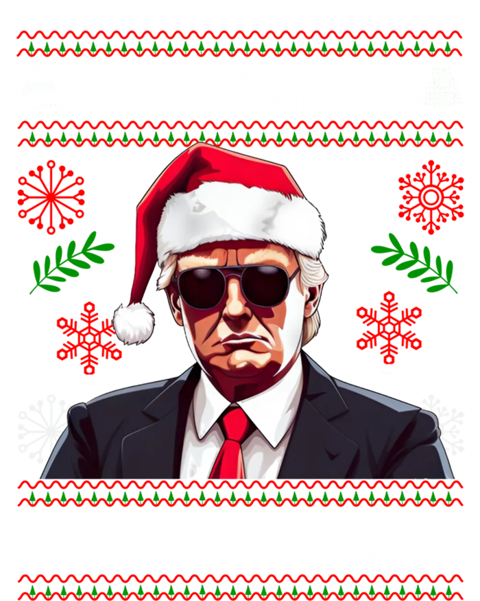 ILl Be Home For Christmas Trump Santa Claus Ugly Great Gift T-Shirt