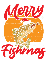 Merry Fishmas Christmas Saying Fishing Xmas Santa Fish Gift T-Shirt