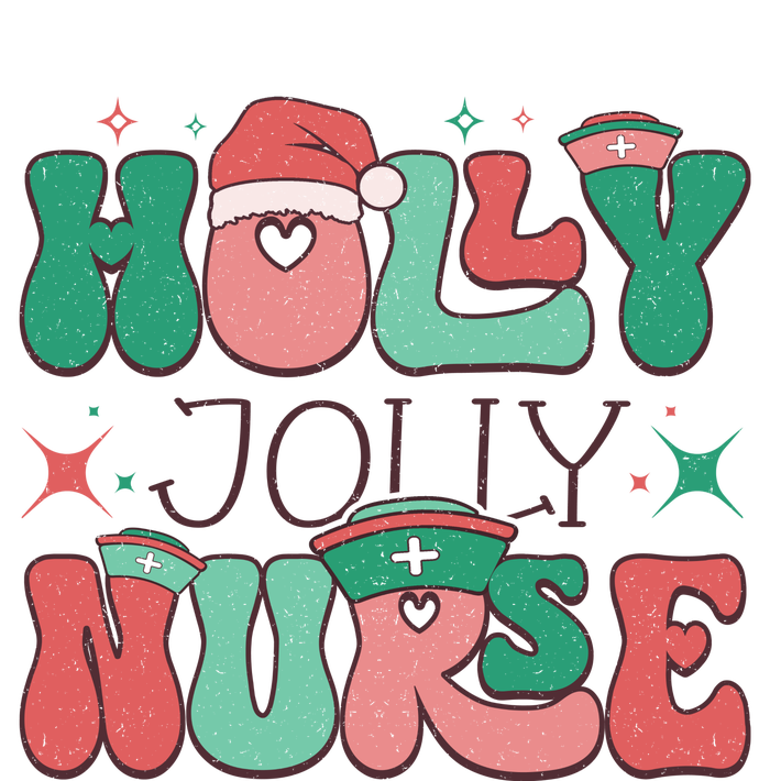 Wolly Jolly Nurse Holiday Graphic T-Shirt