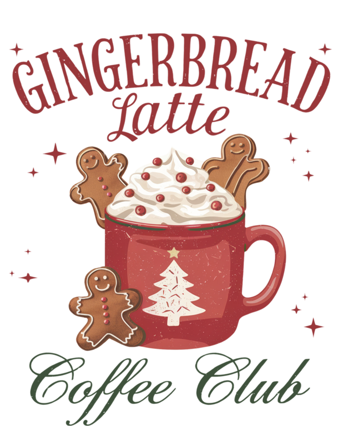 Gingerbread Coffee Christmas Holiday Season Xmas Gift Ladies Long Sleeve Shirt