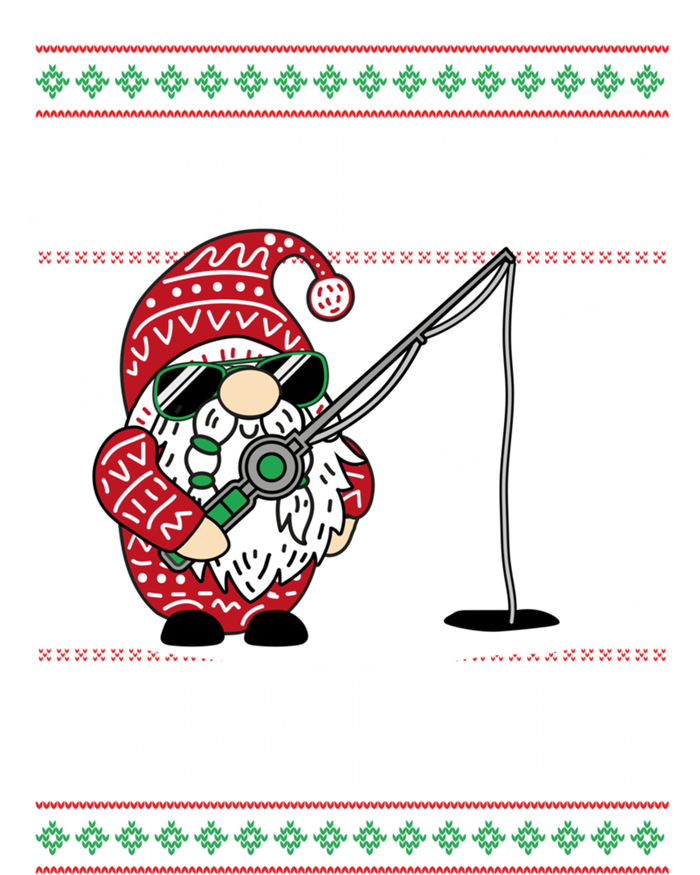 Merry Fishmas Fishing Gnome Christmas Santa Fisher Cool Gift Ladies Long Sleeve Shirt