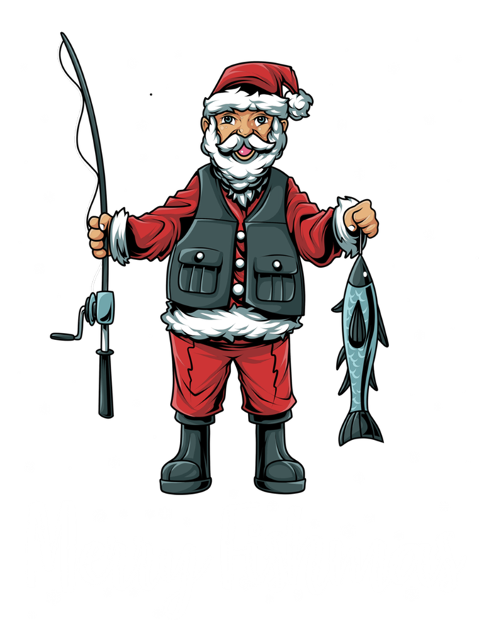 Merry Fishmas Santa Christmas Fisher Gift T-Shirt