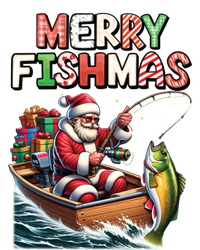 Merry Fishmas Santa Fishing Lovers Funny Fisher Christmas Funny Gift T-Shirt