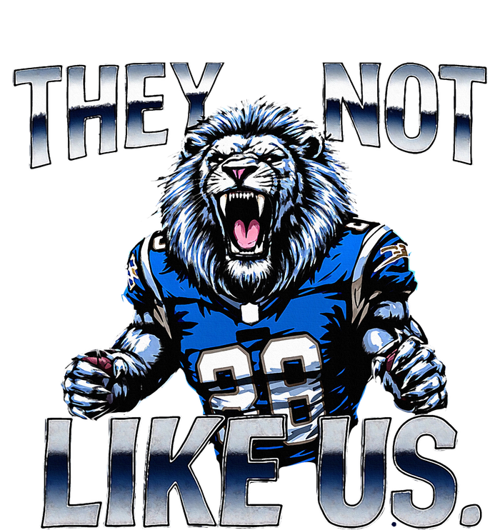 They Not Like Us Touchdown American Football Game Day Lion T-Shirt