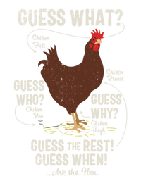 New! Chicken Butt Guess Why? Chicken Thigh Guess Who Poo Cute Gift Zip Tote Bag