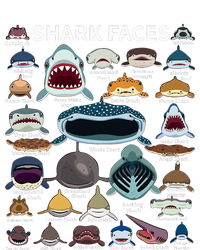 Shark Faces Type Of Shark Shark Faces Of All Kinds Flexfit Unipanel Trucker Cap