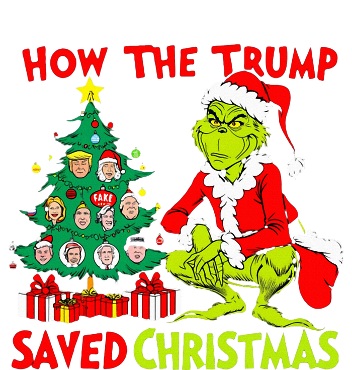 How The Trump Saved Christmas Funny Trump Christmas 2024 Hooded Wearable Blanket