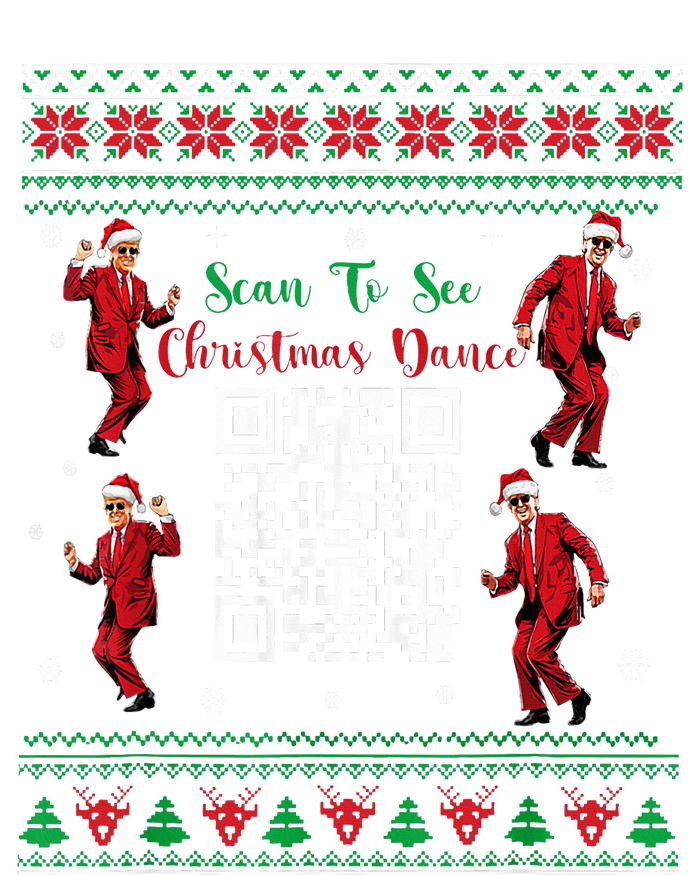 Qr Trump Dance Code President Dance Code Christmas Dance Fun Performance Long Sleeve Polo