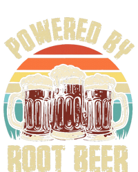 Powered By Root Beer Soda Drink Funny Root Beer Retro T-Shirt