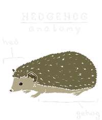 Hedgehog Cute Hedgehogs Women's Tri-Blend 3/4-Sleeve Raglan Shirt