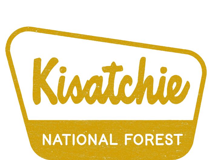 Kisatchie National Forest Vintage Inspired Sign Graphic Grommeted Golf Towel