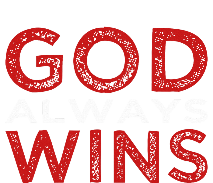 God Always Wins Religious Tank Top