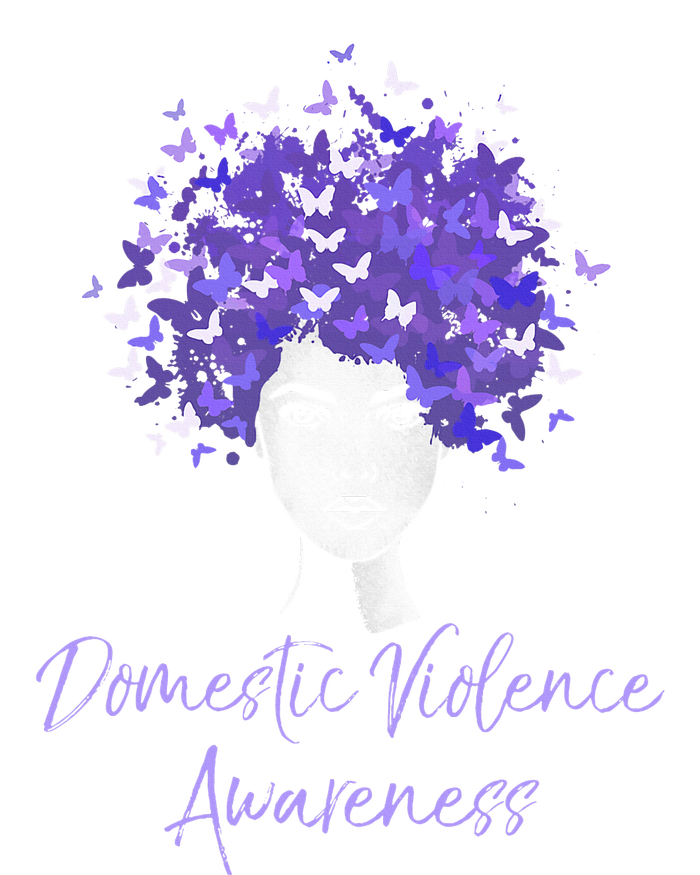 Domestic Violence Awareness Purple Butterfly Gift T-Shirt