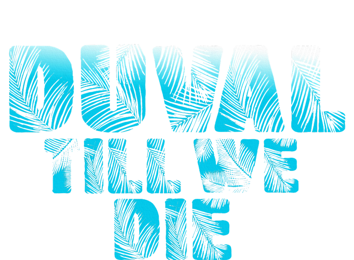 Duval Teal We Die Blue Beach Palm Florida Pride Impact Tech Backpack