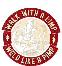 Walk With A Limp Weld Like A Pimp Funny Welding Welder Kids Hoodie