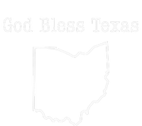 God Bless Texas Ohio Map Vintage Design T-Shirt