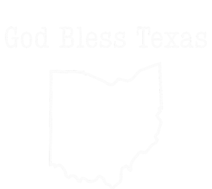 God Bless Texas Ohio Map Vintage Design T-Shirt