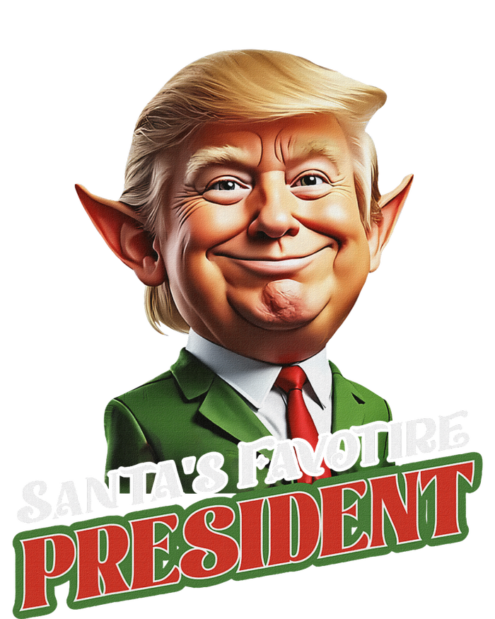 SantaS Favorite President Donald Trump Elf Christmas Maga T-Shirt