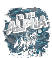 Cool Graphic IM The Alpha Wolf Trendy Toddler Fine Jersey T-Shirt