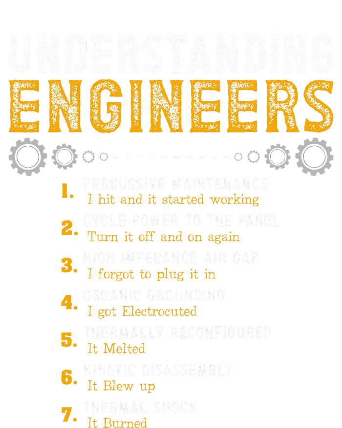 Understanding Engineers Funny Engineering Humor Engineers T-Shirt