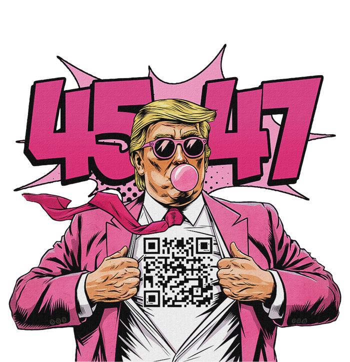 Qr President Trump 4547 Trump Dancing Code T-Shirt