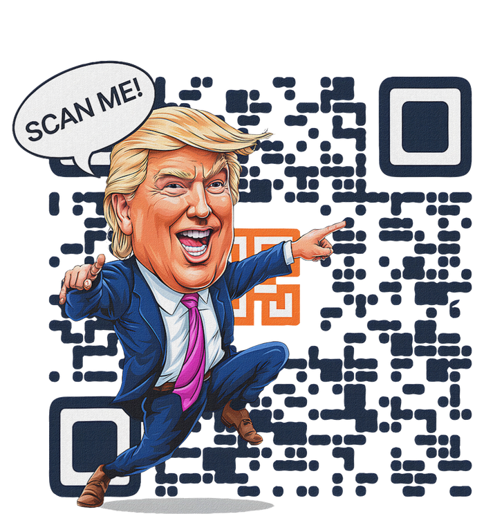 Qr President Trump Dance Code T-Shirt