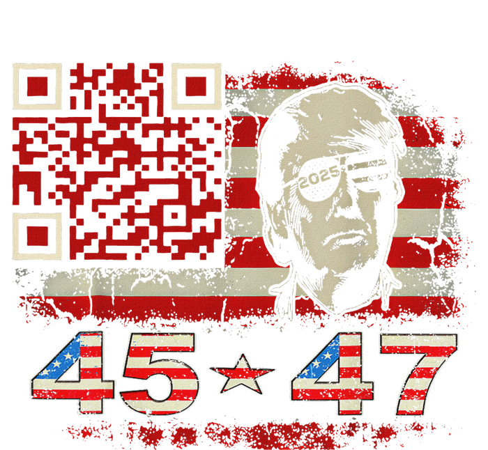 Funny Qr Scan Me President Trump 4547 Trump Dancing Code T-Shirt