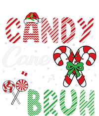 Candy Cane Bruh Funny Christmas Holiday Gift T-Shirt