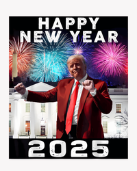 Happy New Year 2025 Boy Girl Funny Trump Poster