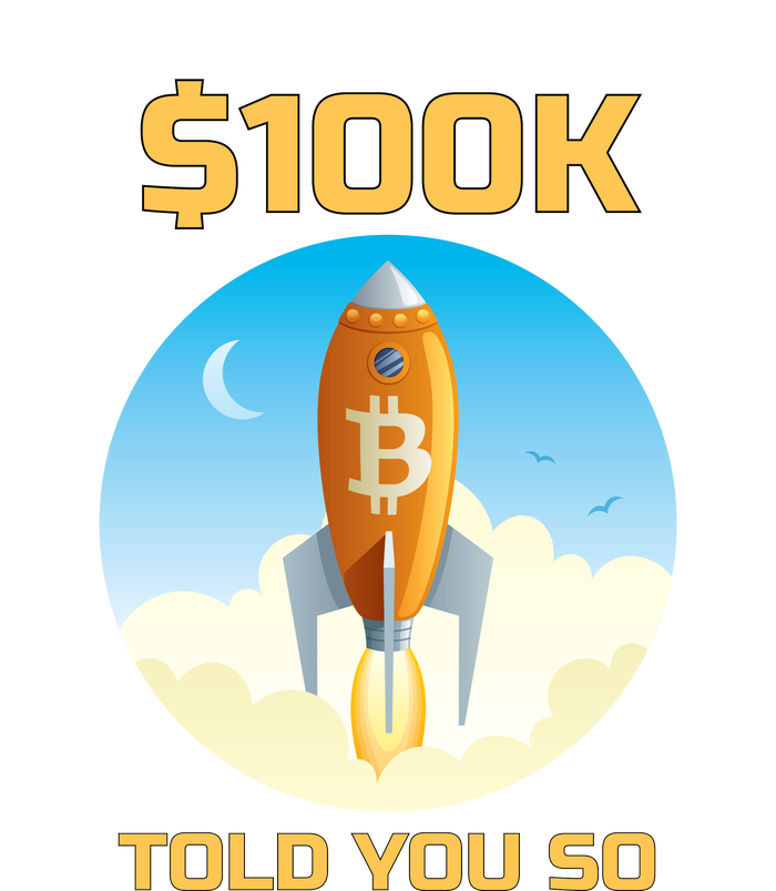 Bitcoin Funny Told You So $100k City Backpack