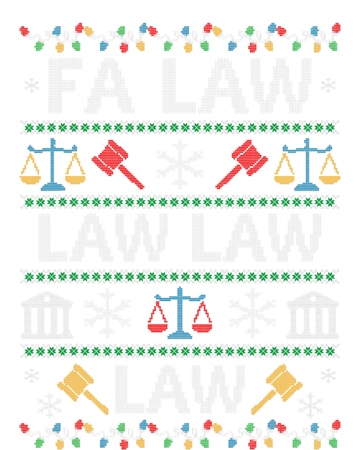 Fa Law Law Vintage Lawyer Ugly Christmas Sweater Sweatshirt