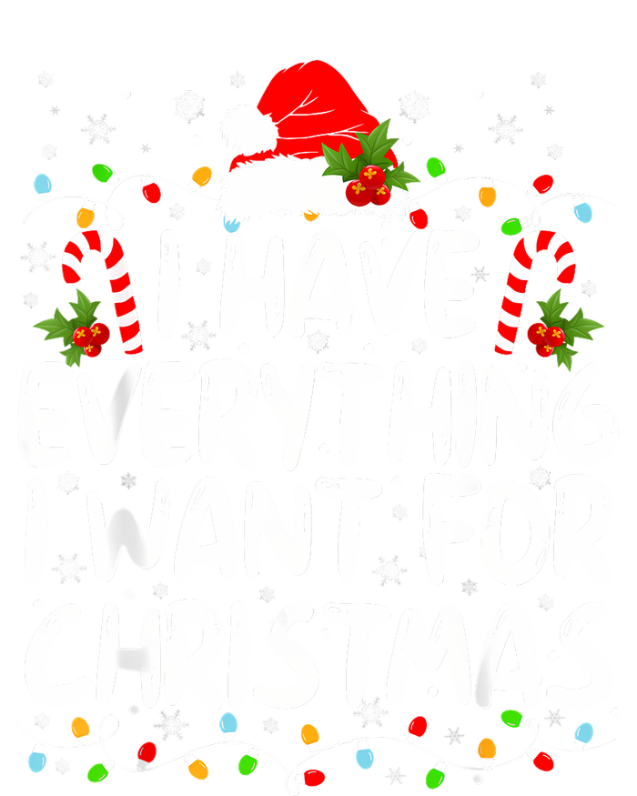 I Have Everything I Want For Christmas Its Me IM Everything Performance Long Sleeve Polo