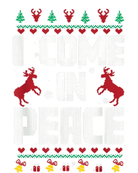 I Come In Peace I Come In Peace IM Peim Peace Xmas Matching Couples Christmas T-Shirt