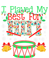 I Played My Best For Him Lil Drummer Boy Christmas Ugly Wool Snapback Cap