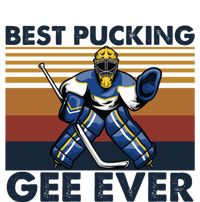 Best Pucking Gee Ever Funny Hockey Grandpa Saying Gift Long Sleeve Shirt