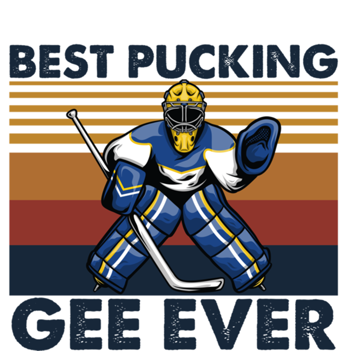 Best Pucking Gee Ever Funny Hockey Grandpa Saying Gift Long Sleeve Shirt