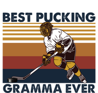 Best Pucking Gramma Ever Funny Hockey Grandma Saying Gift Kids Sweatshirt