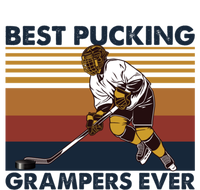 Best Pucking Grampers Ever Funny Hockey Grandpa Saying Gift Mesh Reversible Basketball Jersey Tank