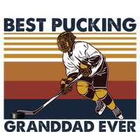 Best Pucking Granddad Ever Funny Hockey Grandpa Saying Cute Gift T-Shirt