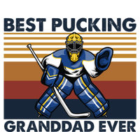 Best Pucking Granddad Ever Funny Hockey Grandpa Saying Gift T-Shirt